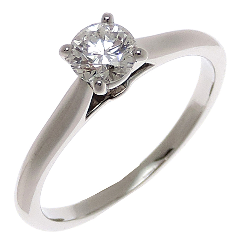 Cartier #48 Pt950 0.33ct Diamond 1895 Solitaire Women's Ring (Pt950 Platinum)